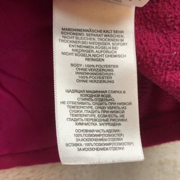 Columbia Womens Vest Jacket Size 2X Fleece Full Zip Stand Collar Winter Cozy Red - Picture 10 of 16